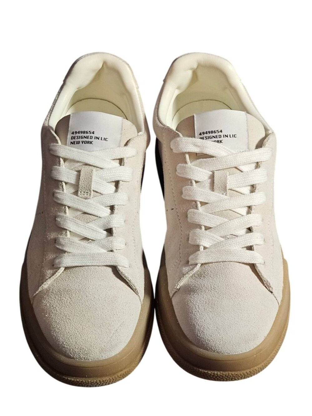 Steve Madden Strive Upper Suede Low Top Gum Sole Sneakers Women Size 9M